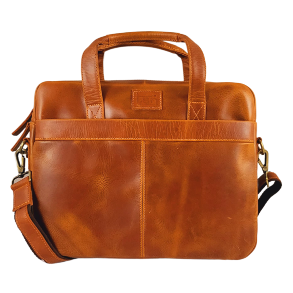 leather laptop bag tan